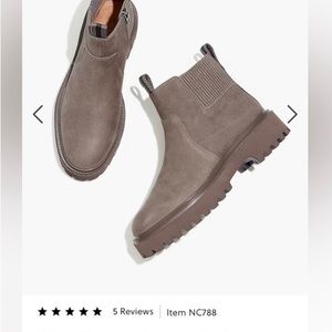 Madewell Henry Lugsole Nubuck Boots